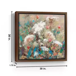 Queen Ann's Garden Framed Canvas Art Print