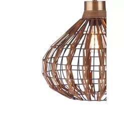 Rattan Pepper Moon Pendant Light