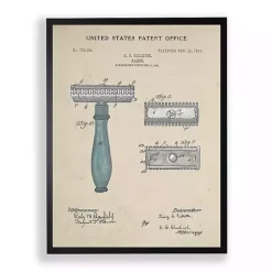 Razor Patent Framed Art Print