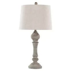 Reclaimed Gray Wilton Table Lamps, Set of 2
