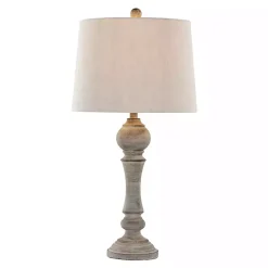 Reclaimed Gray Wilton Table Lamps, Set of 2