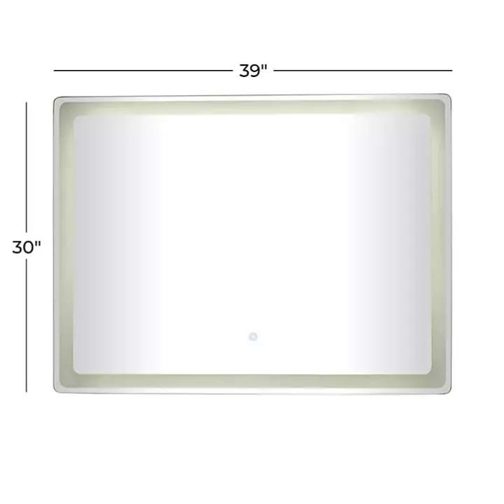 Rectangular LED Wall Mirror