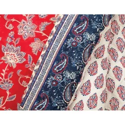 Red Navy Marbella King 5-pc. Comforter Set