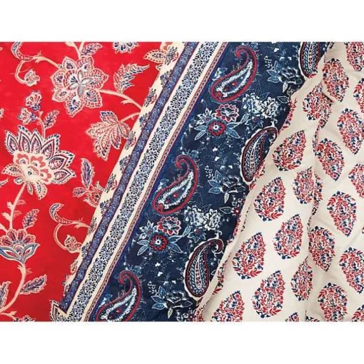 Red Navy Marbella King 5-pc. Comforter Set