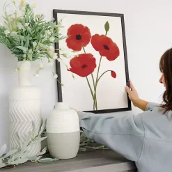 Red Poppies Framed Art Print