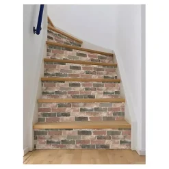 Red Reclaimed Brick Peel & Stick Wallpaper