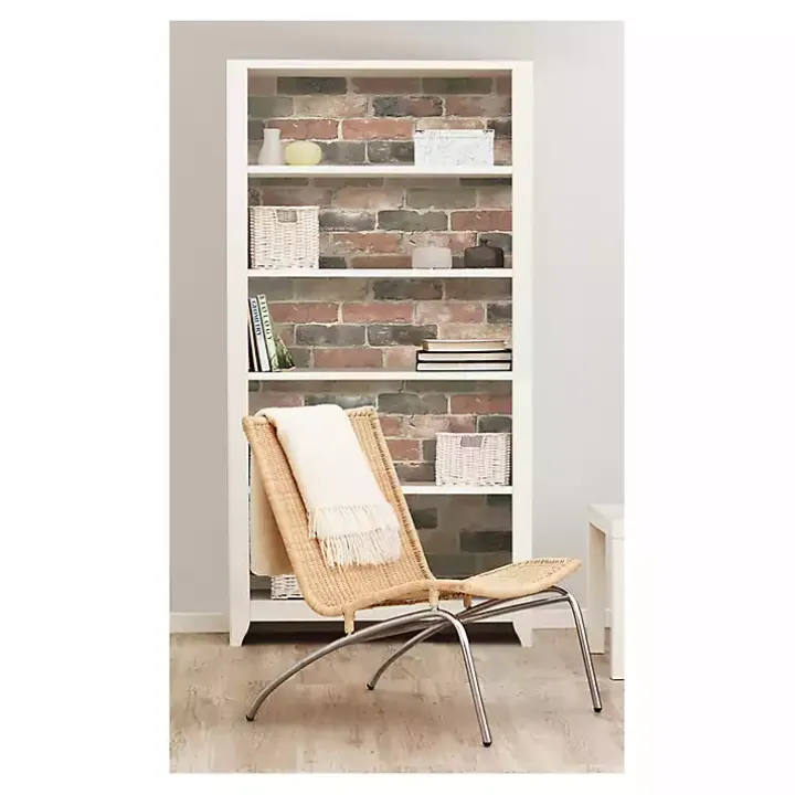 Red Reclaimed Brick Peel & Stick Wallpaper