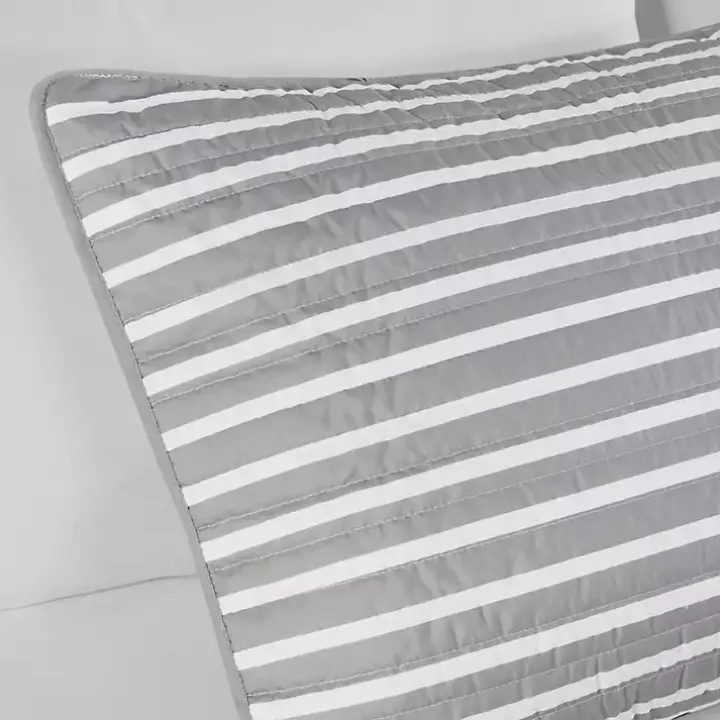 Reversible Stripes 5-pc. Full/Queen Quilt Set