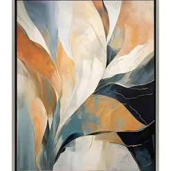 Rhythms of Flow I Framed Canvas Art Print