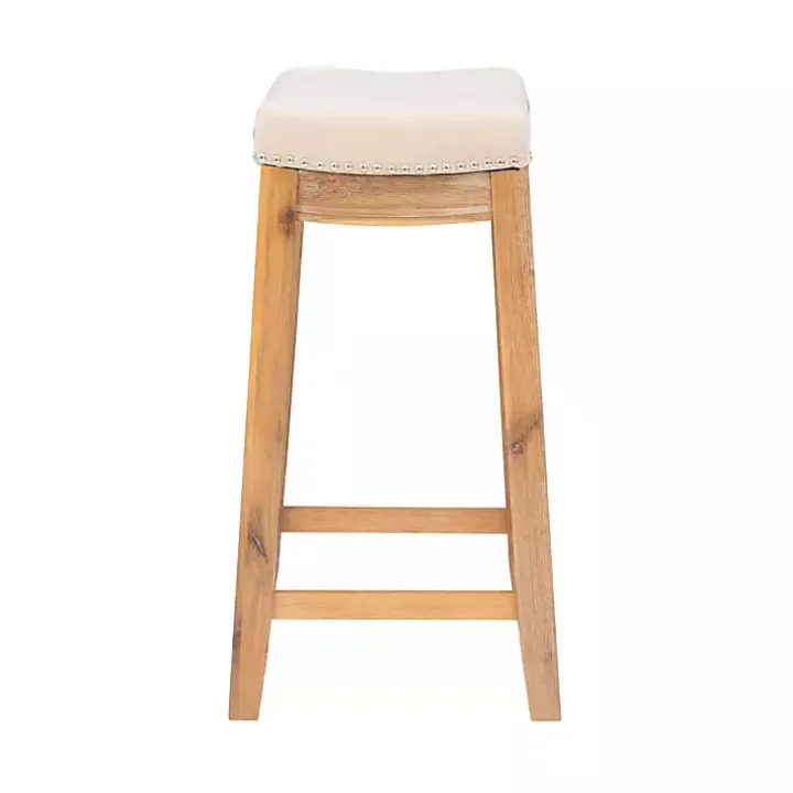 Riverdale Acacia Wood Counter Stool
