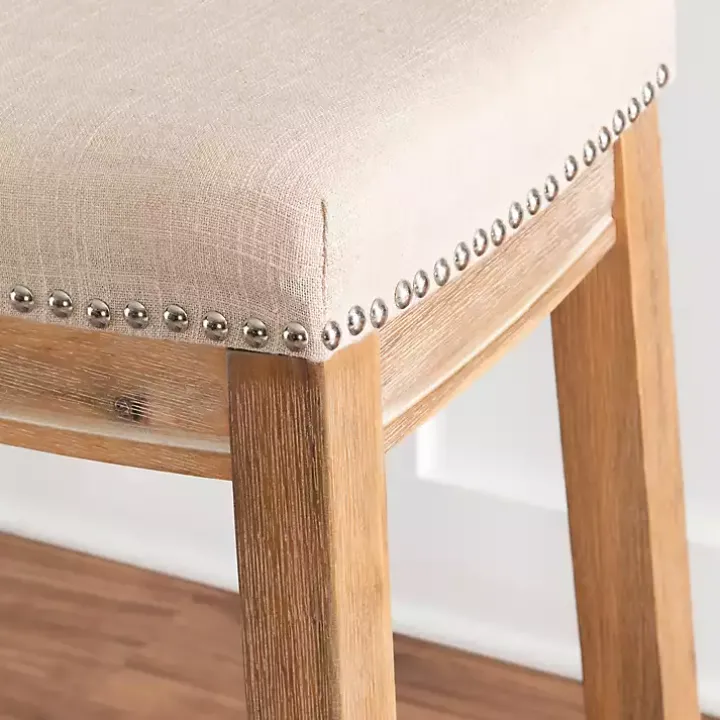 Riverdale Acacia Wood Counter Stool