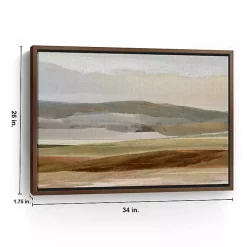 Rolling Hills Framed Canvas Art Print