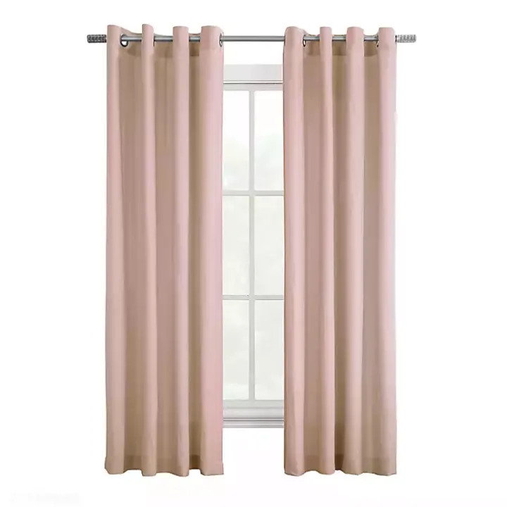 Rose Crinkle Harmony Curtain Panel, 63 in.