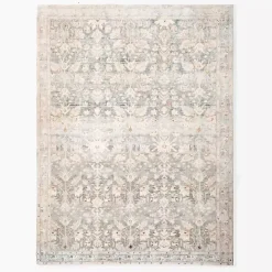 Rosette Denim Area Rug, 7x9