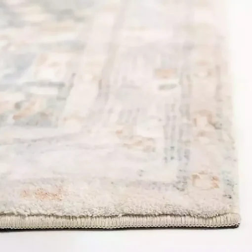 Rosette Denim Area Rug, 7x9