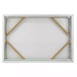 Rough Tide Framed Canvas Art Print