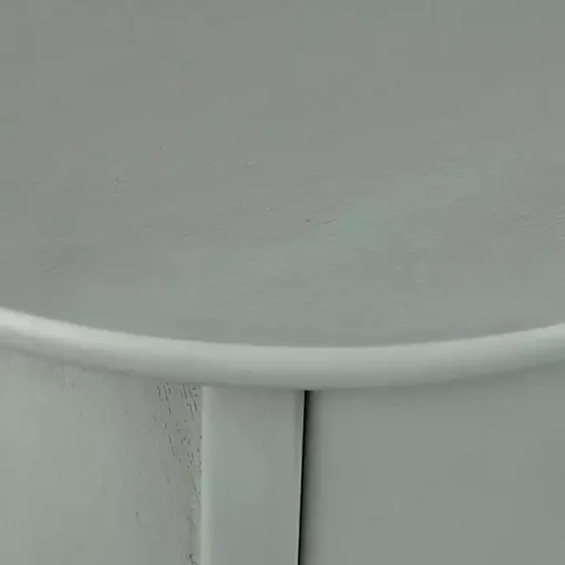 Round Gray Beckly Accent Table