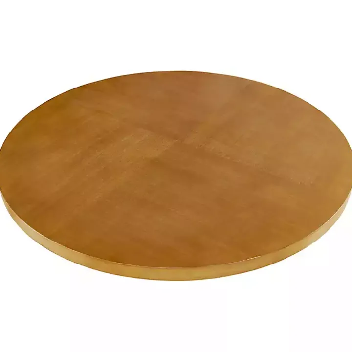 Round Pecan Wood Kenny Dining Table