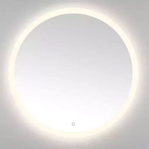 Round Whit LED Wall Mirror