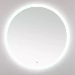 Round Whit LED Wall Mirror