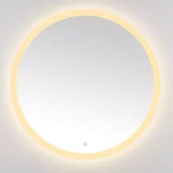 Round Whit LED Wall Mirror