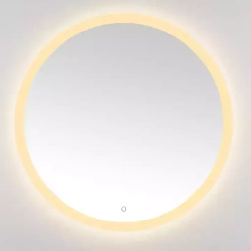 Round Whit LED Wall Mirror