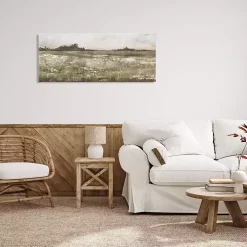 Rural Country Meadow Canvas Art Print