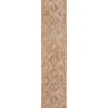 Rust Distressed Multi Medallion Runner, 2x10