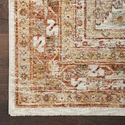 Rust Distressed Multi Medallion Runner, 2x10