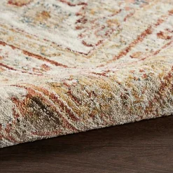 Rust Distressed Multi Medallion Runner, 2x10