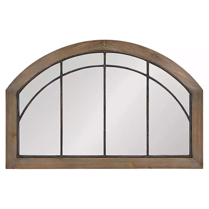 Rustic Brown Arch Holden Mirror