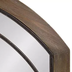 Rustic Brown Arch Holden Mirror
