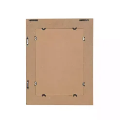 Rustic Driftwood Striped Wall Mirror