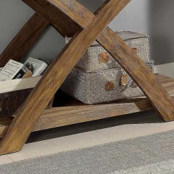 Rustic Oak Wood Juna Console Table