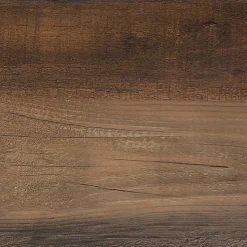 Rustic Oak Wood Slatted Sides Media Cabinet