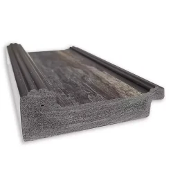 Rustic Rail Charred Framed Mirror