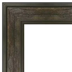 Rustic Rail Charred Framed Mirror