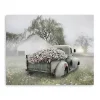 Sage Flower Truck Canvas Art Print, 30x24 in.