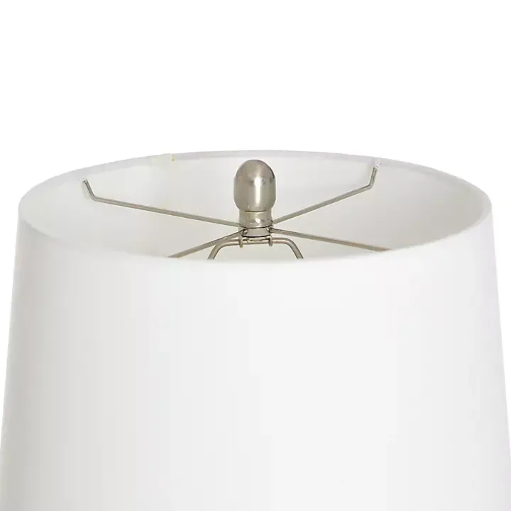 Sage Green Ceramic Dimpled Table Lamp