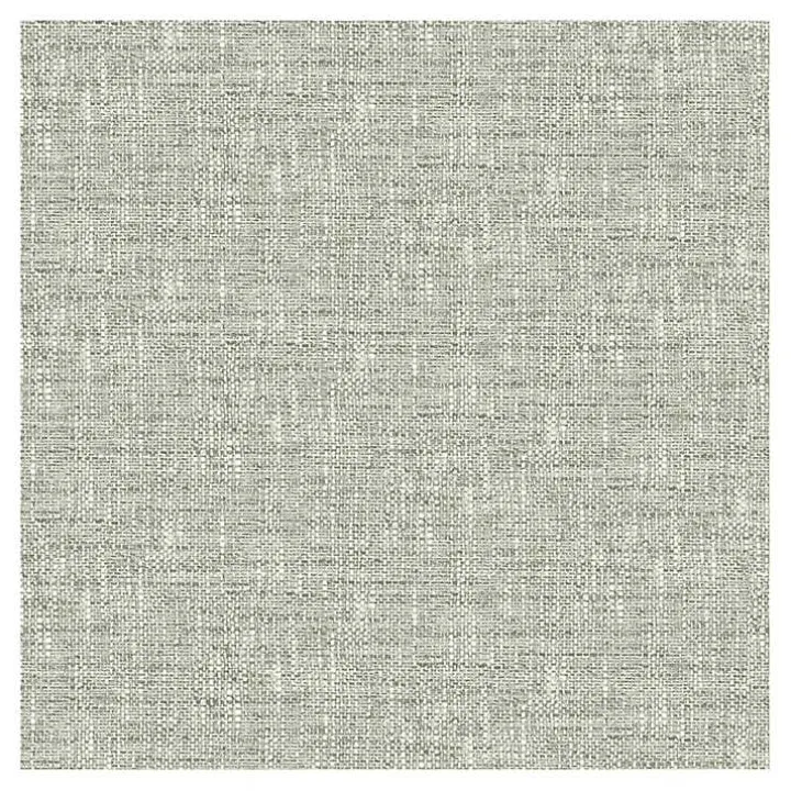 Sage Textured Poplin Peel & Stick Wallpaper