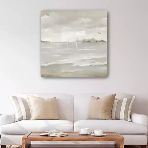 Sail Away II Giclee Canvas Art Print, 40x40 in.