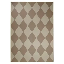 Samara Natural Diamond Washable Area Rug, 5x7