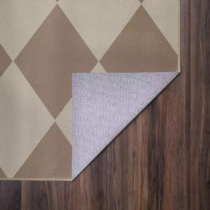 Samara Natural Diamond Washable Area Rug, 5x7