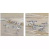 Sandpiper Beach I and II Art Prints, Set of 2