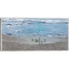 Sandpiper Morning Framed Canvas Art Print