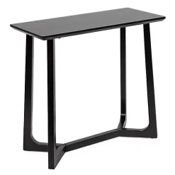 Satin Black Olivia Console Table