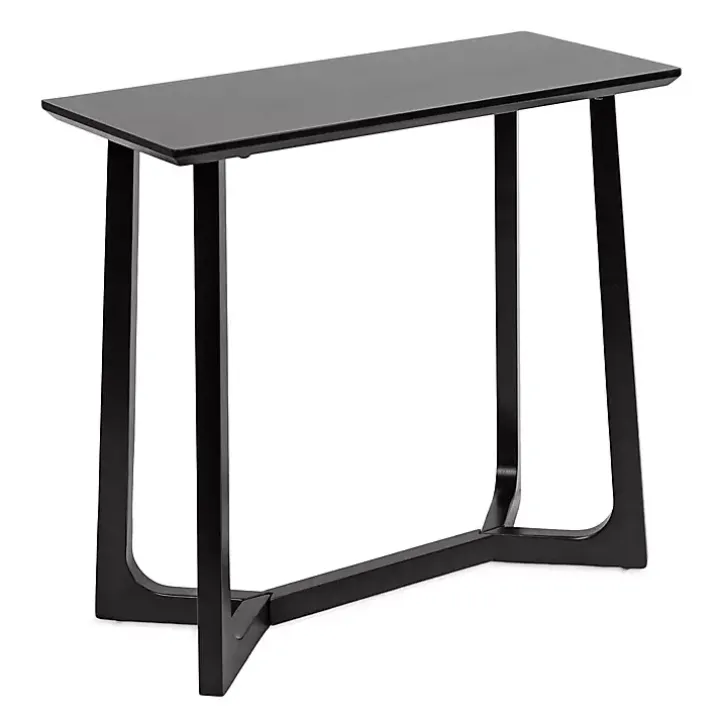 Satin Black Olivia Console Table