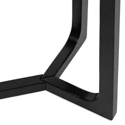 Satin Black Olivia Console Table