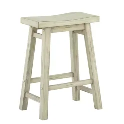 Sawgrass Wooden Saddle Seat Counter Stool