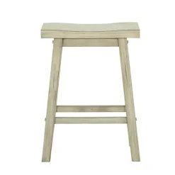 Sawgrass Wooden Saddle Seat Counter Stool